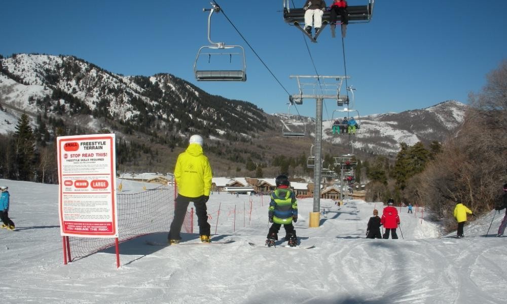 Learning to Snowboard Snowbasin s Riglet Park Ski Utah